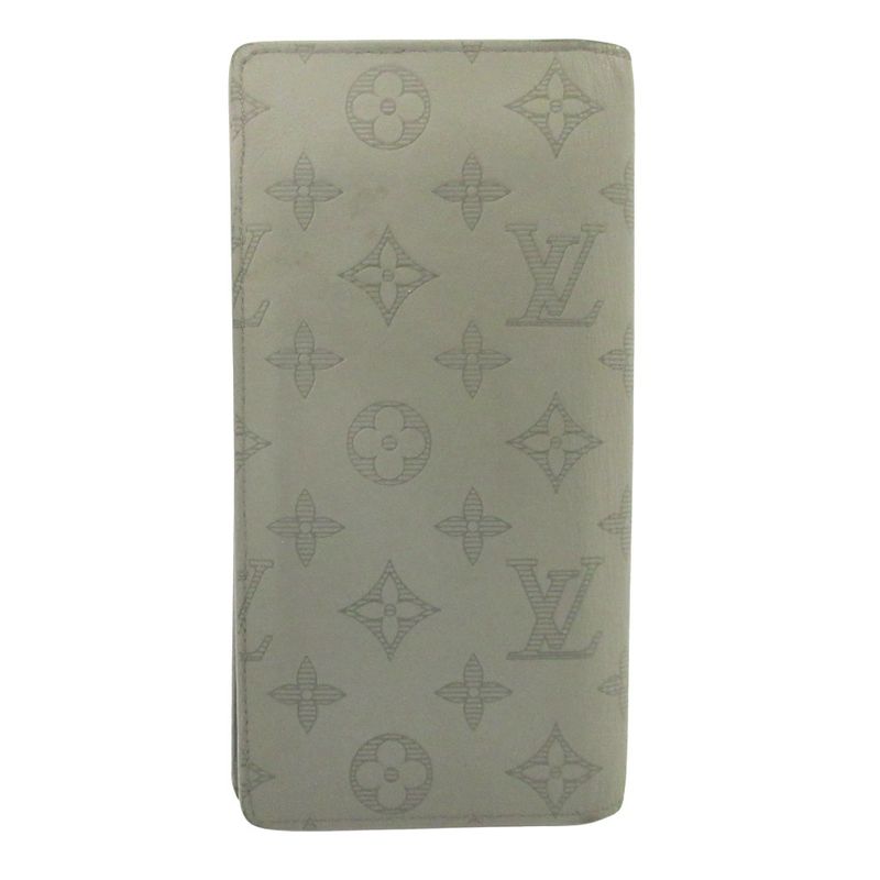 Good Louis Vuitton Monogram Shadow Portefeuille Brazza Bifold Long Wallet