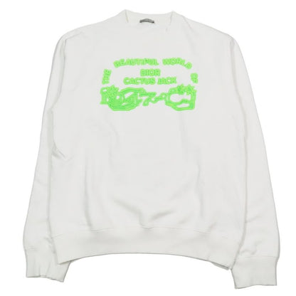 Unused 22ss Dior X Cactus Jack Castelbajac Logo Sweatshirt Collaboration Long
