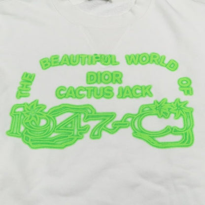 Unused 22ss Dior X Cactus Jack Castelbajac Logo Sweatshirt Collaboration Long