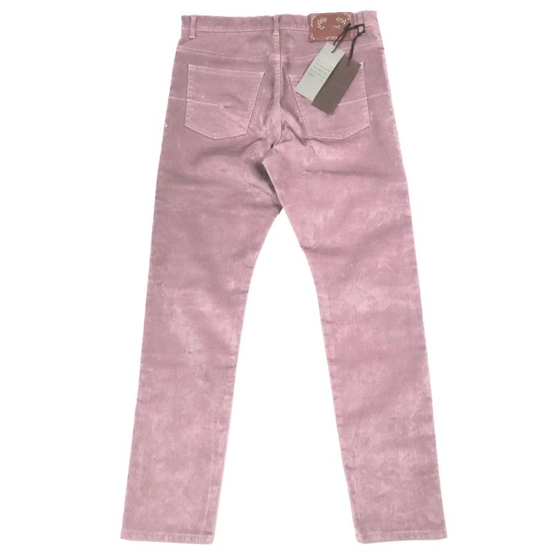 Unused 22aw Dior Cactus Jack Travis Scott Velour Pants Straight Button Fly Slim