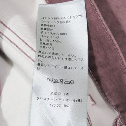 Unused 22aw Dior Cactus Jack Travis Scott Velour Pants Straight Button Fly Slim