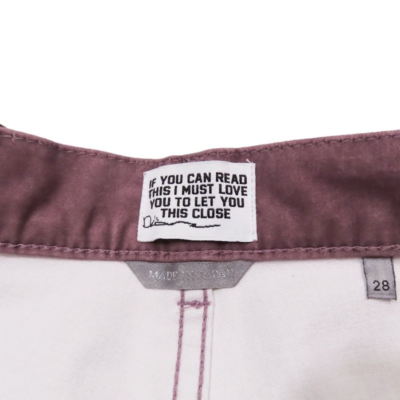 Unused 22aw Dior Cactus Jack Travis Scott Velour Pants Straight Button Fly Slim