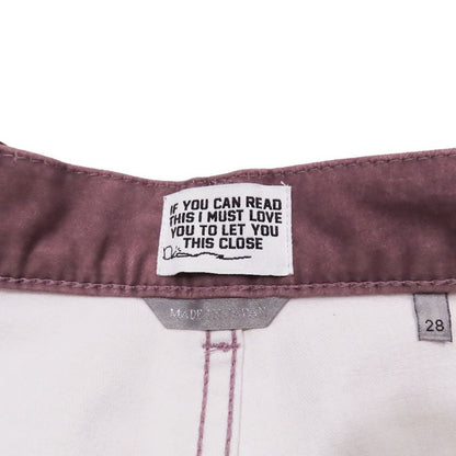 Unused 22aw Dior Cactus Jack Travis Scott Velour Pants Straight Button Fly Slim