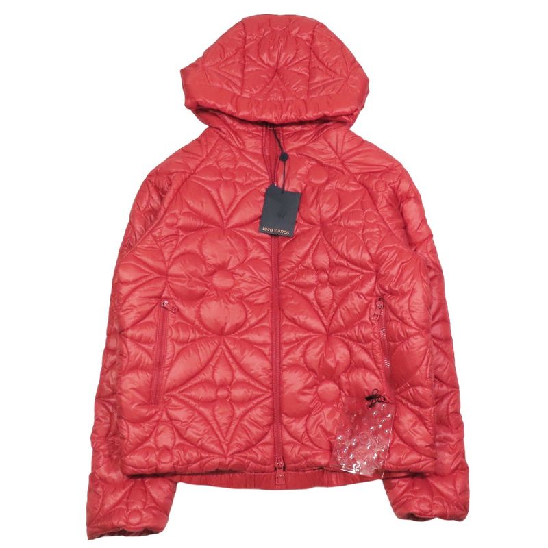 Unused 22ss Louis Vuitton Monogram Flower Quilted Jacket Quilted Coat Puffer