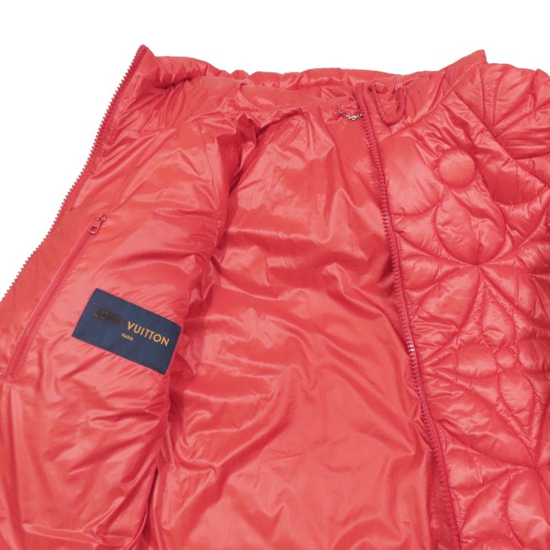 Unused 22ss Louis Vuitton Monogram Flower Quilted Jacket Quilted Coat Puffer
