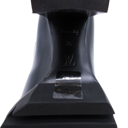 2018 Louis Vuitton Monogram Side Gore Boots Ankle Boots Chelsea 36/23.0 Black