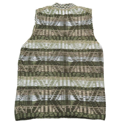 23aw Dior CD Diamond Jacquard Sleeveless Knit Sweater Pullover Vest High Neck M