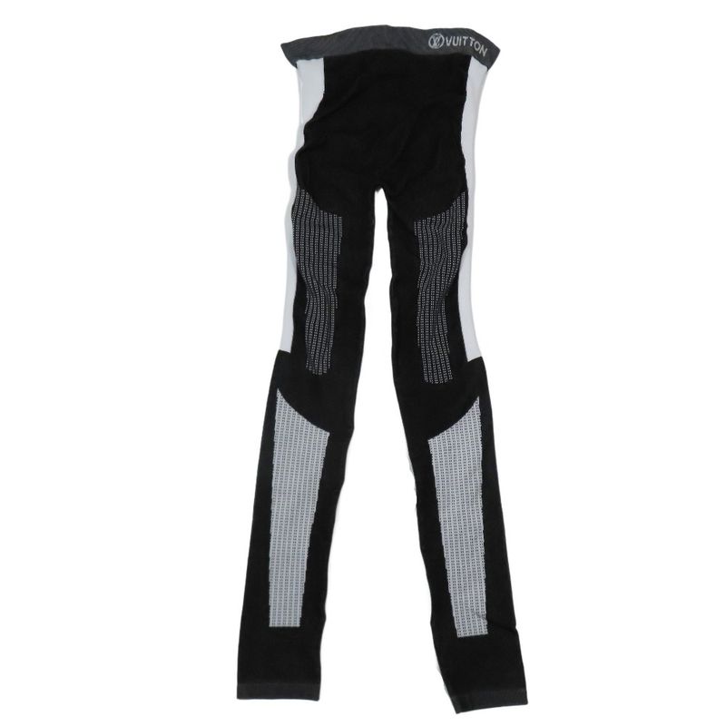 Unused Louis Vuitton Technical Leggings Yoga Pants Sportswear Stretch S Black