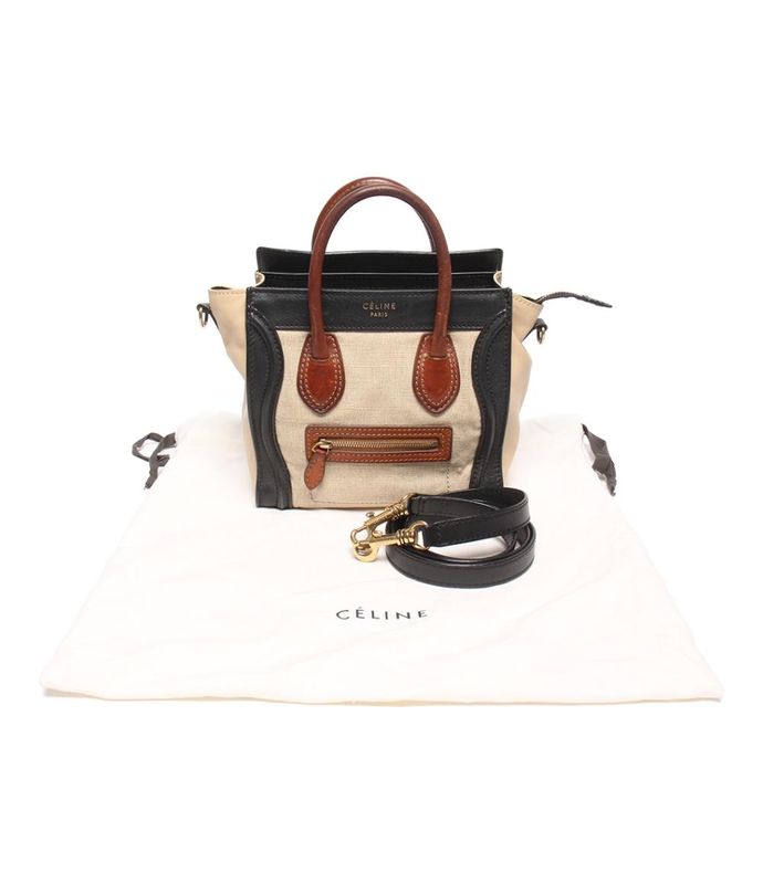Celine Handbag Shoulder Bag Crossbody Luggage Nano Shopper Women's Celine