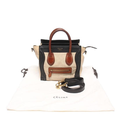 Celine Handbag Shoulder Bag Crossbody Luggage Nano Shopper Women's Celine