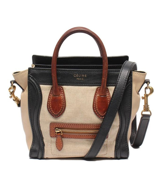 Celine Handbag Shoulder Bag Crossbody Luggage Nano Shopper Women's Celine