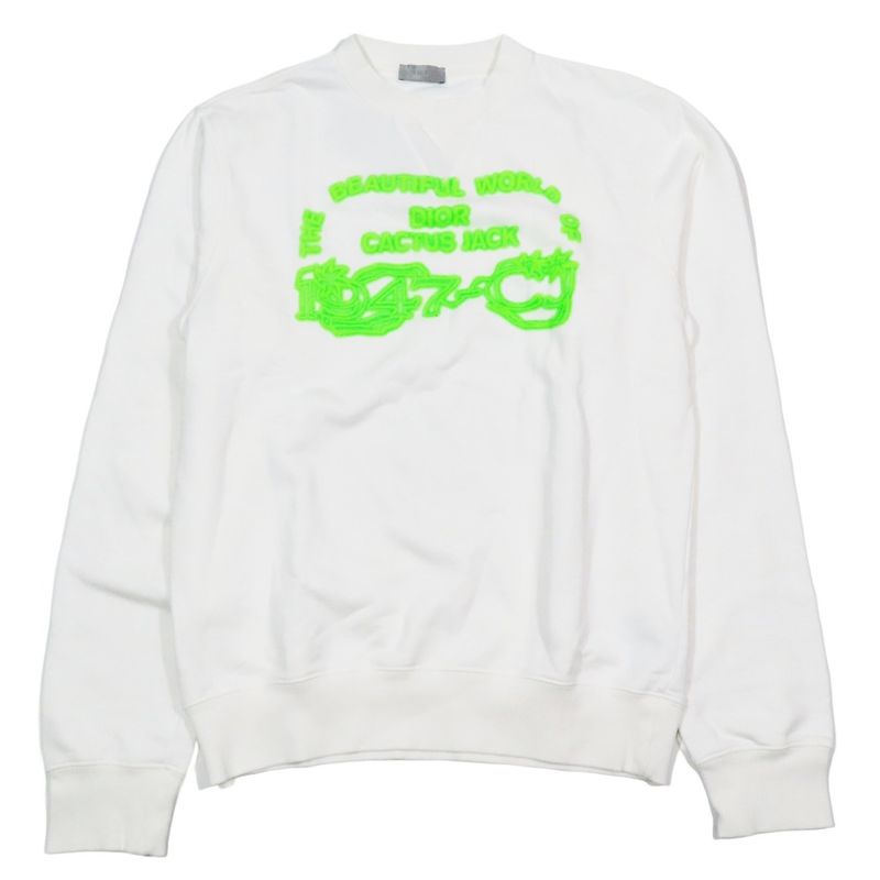 Unused 22ss Dior X Cactus Jack Cactus Jack Logo Sweatshirt Collaboration Long