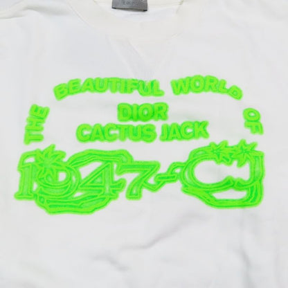 Unused 22ss Dior X Cactus Jack Cactus Jack Logo Sweatshirt Collaboration Long