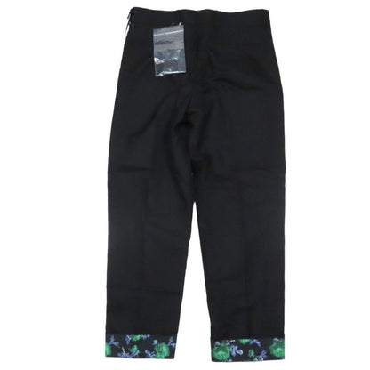 Unused 22ss Dior Floral Design Cotton Long Pants Floral Hem Floral Design