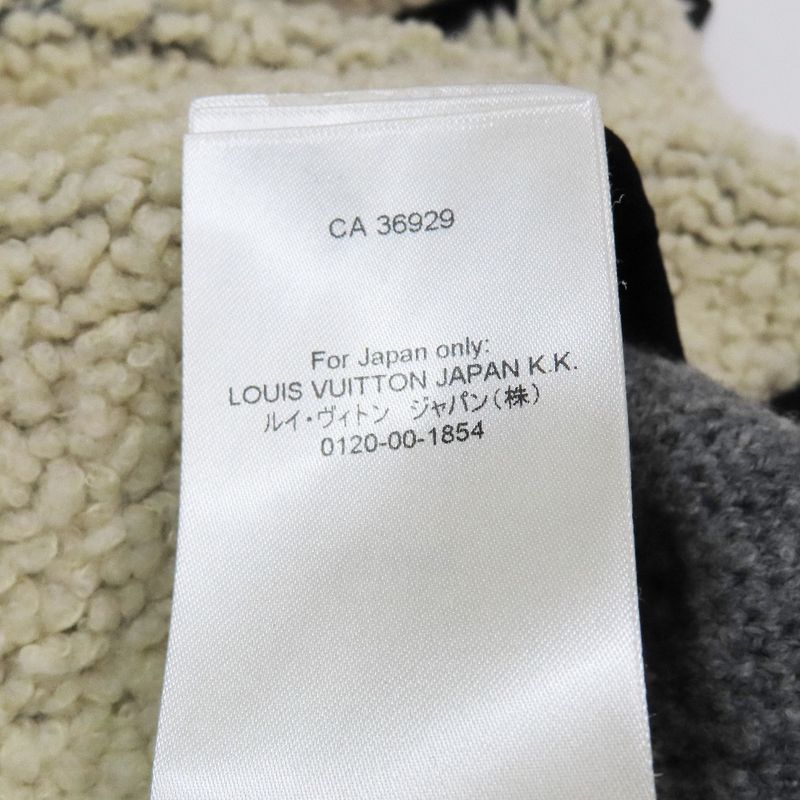 Unused 23aw Louis Vuitton Boa Vest Pullover Sleeveless Shearling Effect Jacket