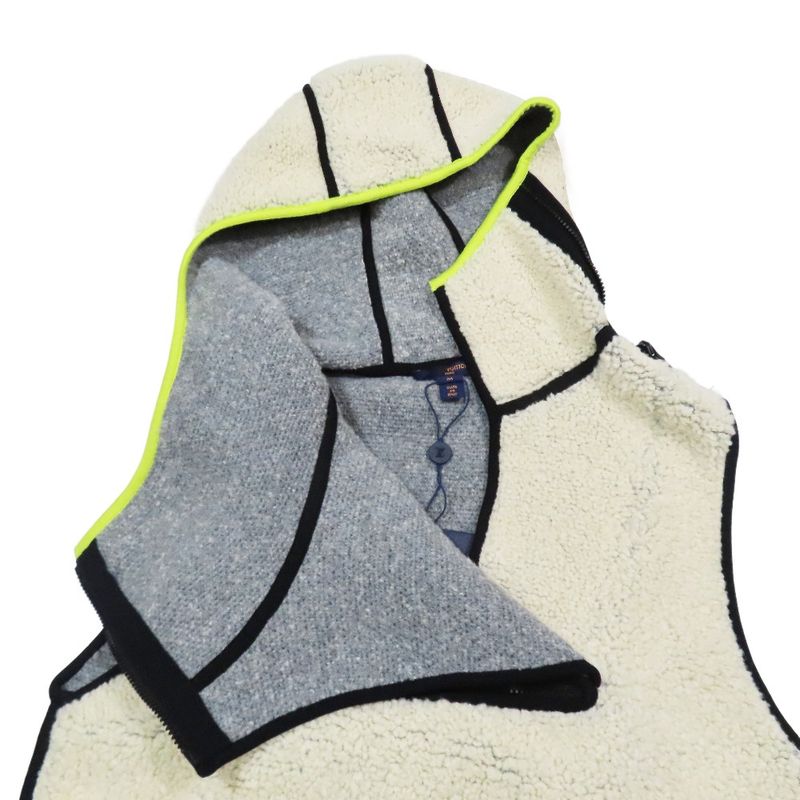 Unused 23aw Louis Vuitton Boa Vest Pullover Sleeveless Shearling Effect Jacket