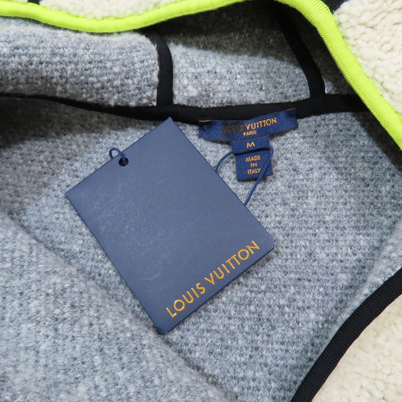 Unused 23aw Louis Vuitton Boa Vest Pullover Sleeveless Shearling Effect Jacket