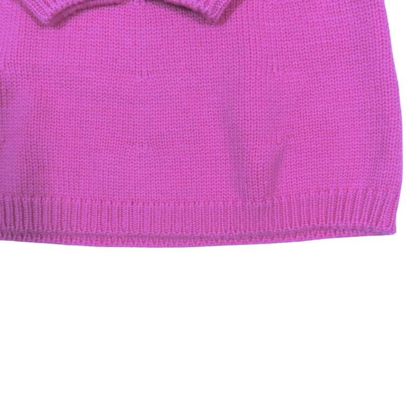 Unused Baby Dior Baby Dior Wool Knit Dress Sweater Long Sleeves Rabbit Logo