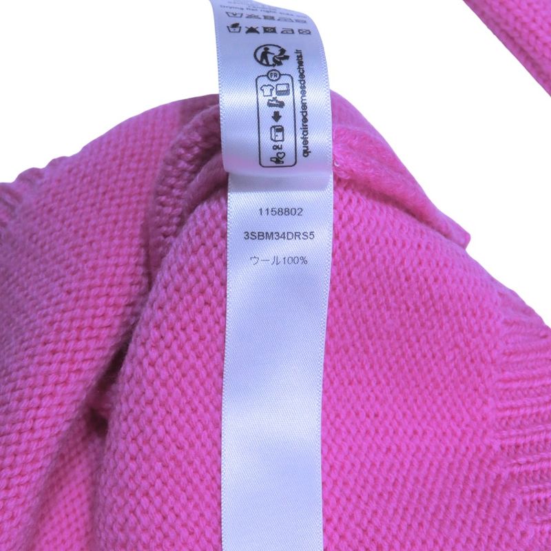 Unused Baby Dior Baby Dior Wool Knit Dress Sweater Long Sleeves Rabbit Logo