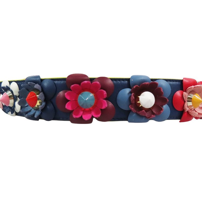 Unused Fendi Flower Motif Strap You Strap You Strap You Shoulder Strap Flower