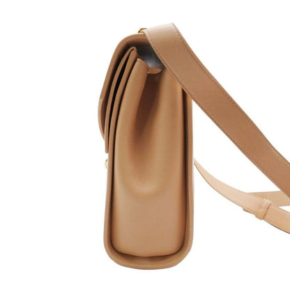 Bottega Veneta the Clip the Clip Shoulder Bag Vhardware Flap Crossbody Almond