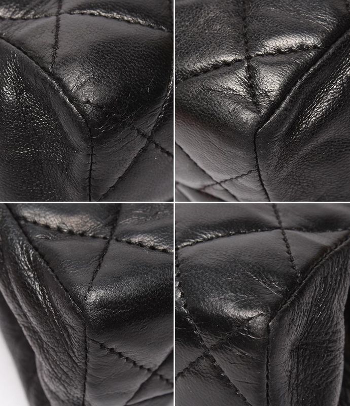 Chanel Chain Shoulder Bag Single Chain Single Flap Gold Hardware Lambskin 0th