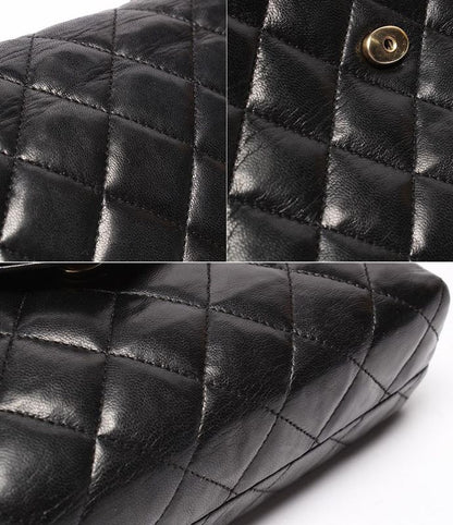 Chanel Chain Shoulder Bag Single Chain Single Flap Gold Hardware Lambskin 0th