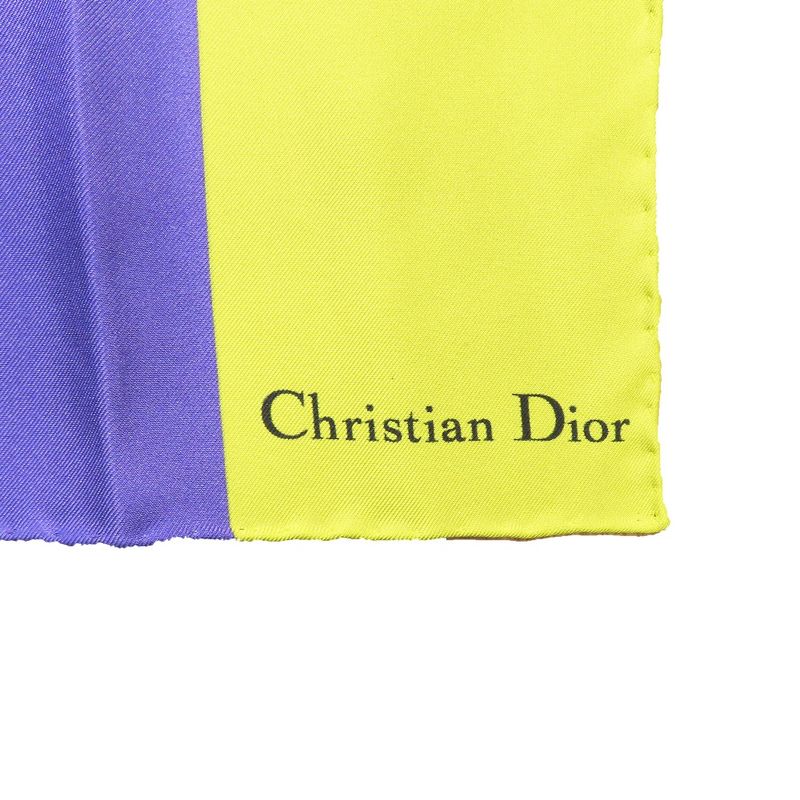 Unused 22ss Christian DIOR D-flower Pop Scarf Large Size Floral Pattern