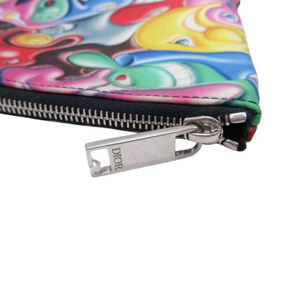 Unused 21aw Christian Dior X Kenny Scharf Pop Art Graphic Clutch Bag Second Bag