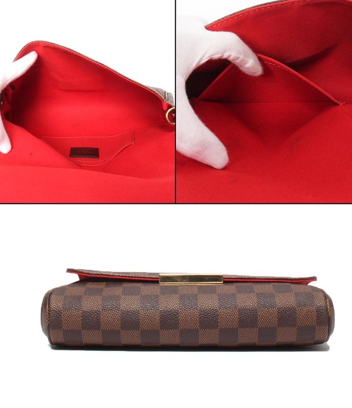 Louis Vuitton 2way Shoulder Bag Handbag Shoulder Crossbody Damier Favorite MM