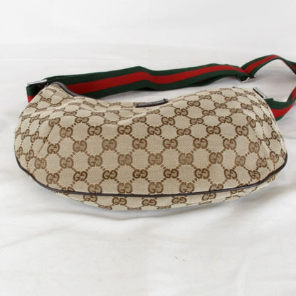 Used" Gucci Sherry Line 181092 1669 Shoulder Bag GG Canvas Brown