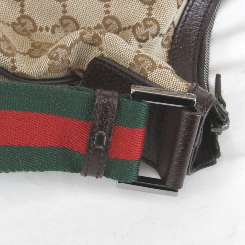 Used" Gucci Sherry Line 181092 1669 Shoulder Bag GG Canvas Brown