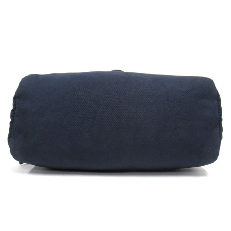 Prada Nylon Pouch Small Bag Triangle Logo Triangle Logo Plate Navy Men's