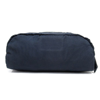 Prada Nylon Pouch Small Bag Triangle Logo Triangle Logo Plate Navy Men's