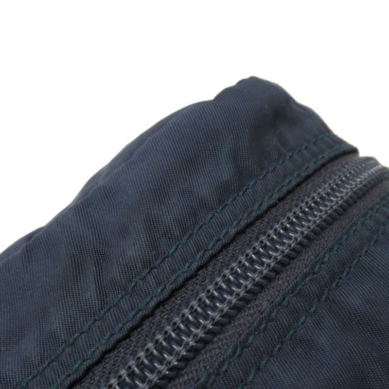 Prada Nylon Pouch Small Bag Triangle Logo Triangle Logo Plate Navy Men's