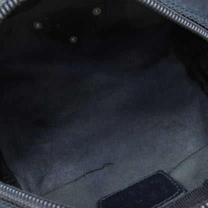Prada Nylon Pouch Small Bag Triangle Logo Triangle Logo Plate Navy Men's