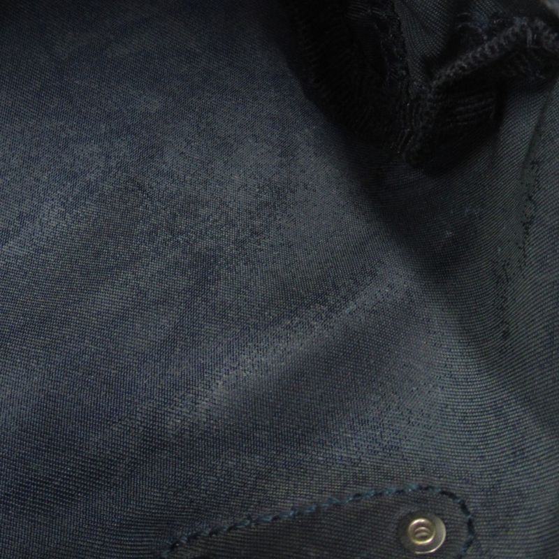 Prada Nylon Pouch Small Bag Triangle Logo Triangle Logo Plate Navy Men's