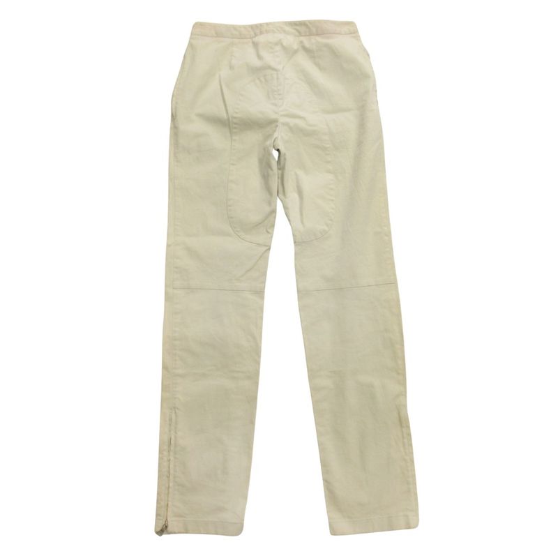 Prada Sport 90's 00's Rubber Logo Pants Slacks Old Vintage 40 White Women Used