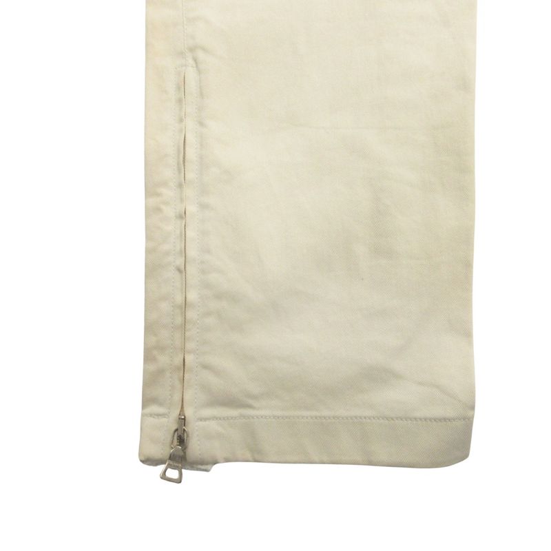 Prada Sport 90's 00's Rubber Logo Pants Slacks Old Vintage 40 White Women Used