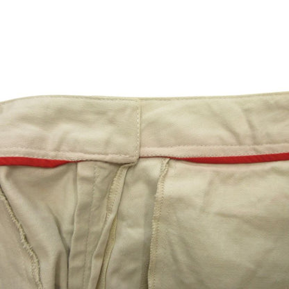 Prada Sport 90's 00's Rubber Logo Pants Slacks Old Vintage 40 White Women Used