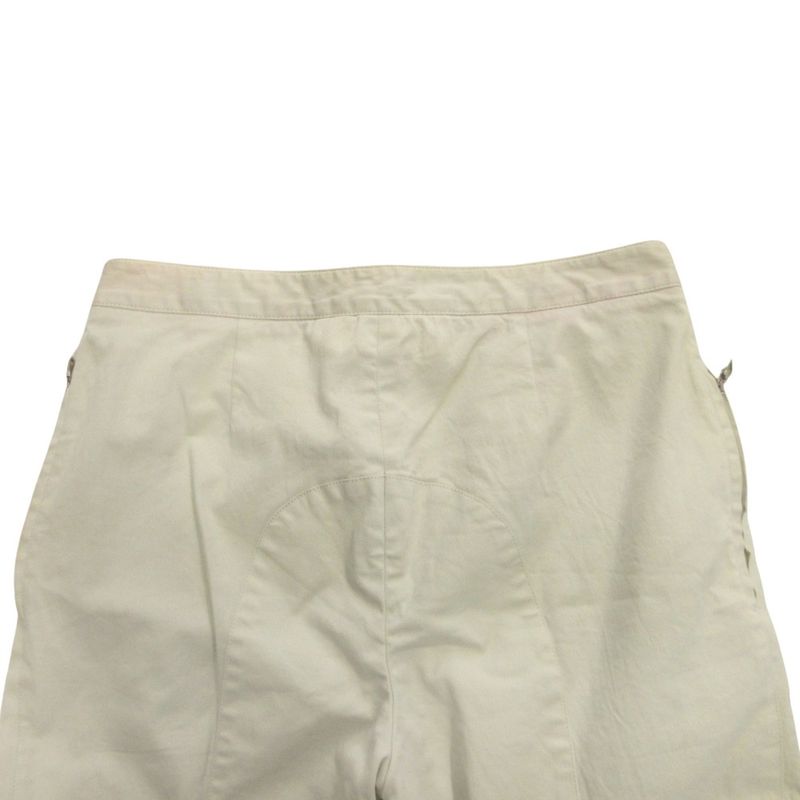 Prada Sport 90's 00's Rubber Logo Pants Slacks Old Vintage 40 White Women Used