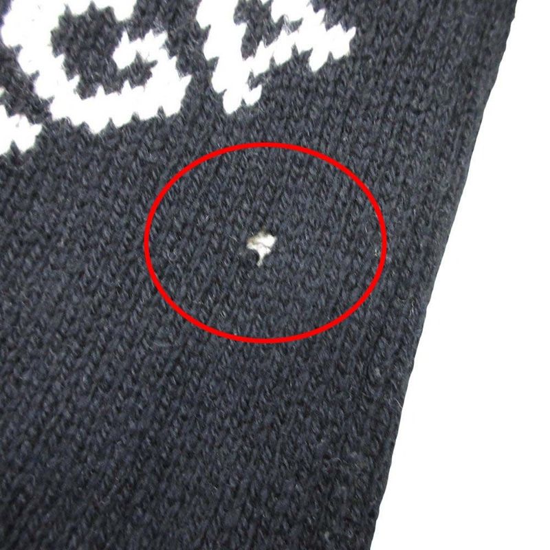 Good Quality 19AW Balenciaga Logo Allover Pattern Jacquard Sweater Knit