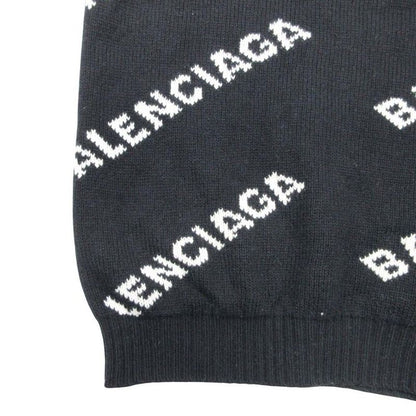 Good Quality 19AW Balenciaga Logo Allover Pattern Jacquard Sweater Knit