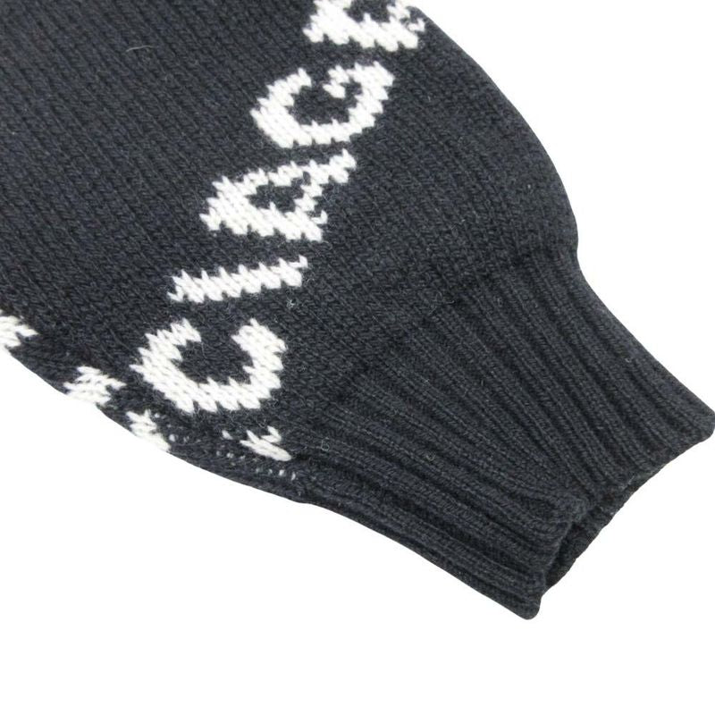 Good Quality 19AW Balenciaga Logo Allover Pattern Jacquard Sweater Knit
