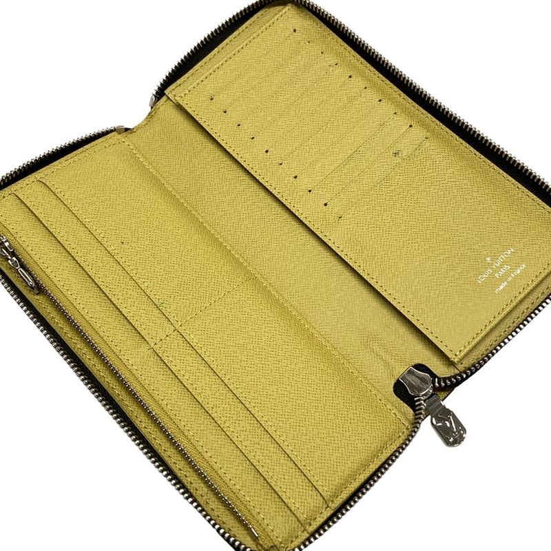 Louis Vuitton Long Wallet Damier Graphite Stamped Zippy Wallet Vertical N64606