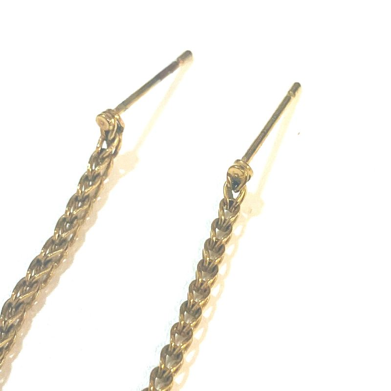 Chanel Gold Chain Earrings : X3189