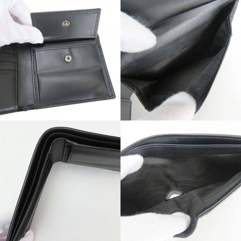 Gucci Bifold Wallet 451266 Kingsnake Print GG Supreme Canvas Black Red Small