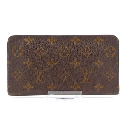 Louis Vuitton Monogram Porte Monet Zip Long Wallet M61727 Leather