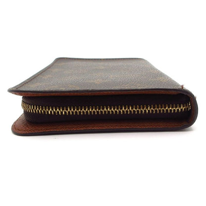 Louis Vuitton Monogram Porte Monet Zip Long Wallet M61727 Leather