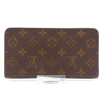 Louis Vuitton Monogram Porte Monet Zip Long Wallet M61727 Leather